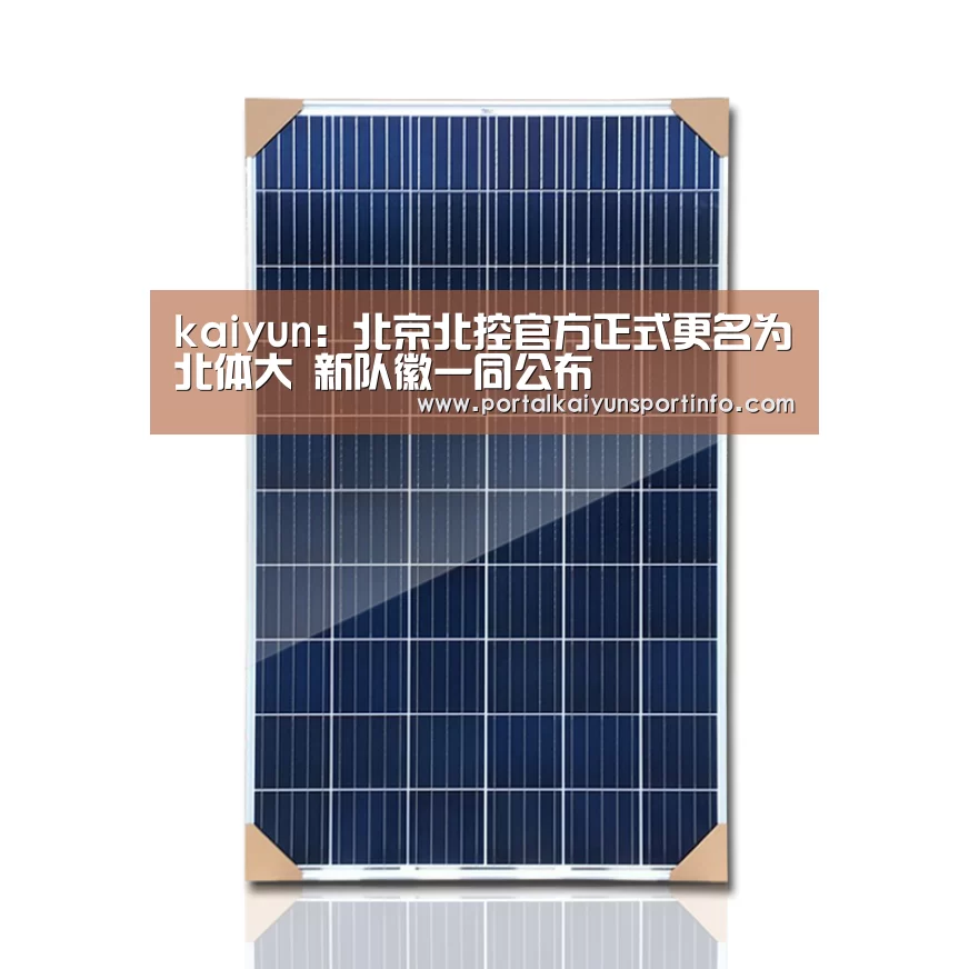 kaiyun：北京北控官方正式更名为北体大 新队徽一同公布(图2)